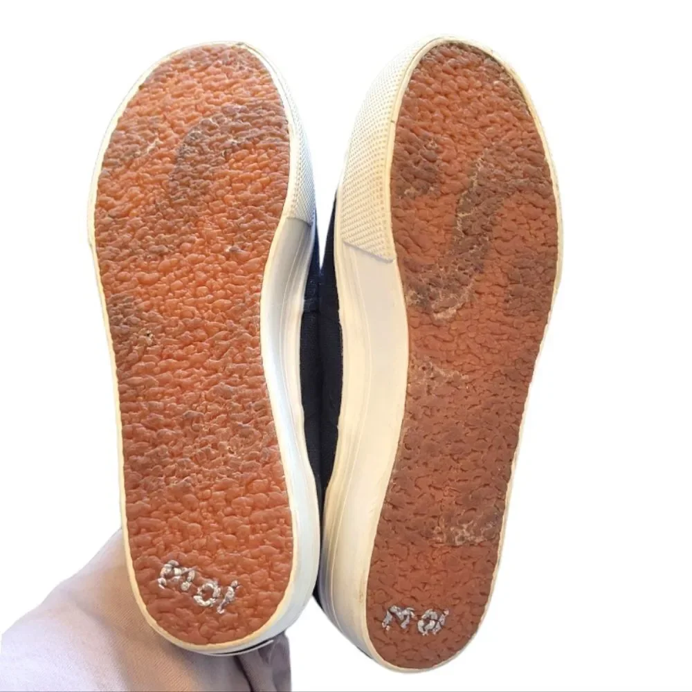 Superga Men's Navy Blue Platform Sneakers Size 7